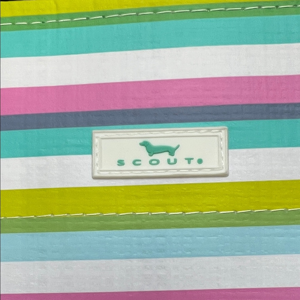 SCOUT Vibrant Striped NWT Large Package Gift Bag 13.5” W x 12” H x 6” D - Picture 2 of 16